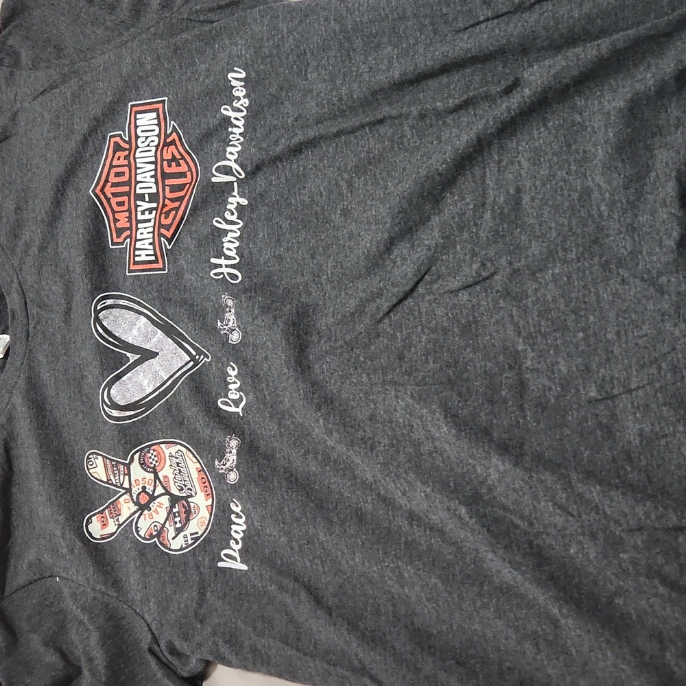 Custom made Harley-Davidson tee.